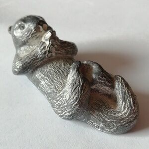 Wolf Original Sea Otter Sculpture Handcarved Soapstone (signed)
